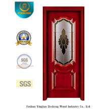 Simplified European Style Steel Door with Glass (s-1015)